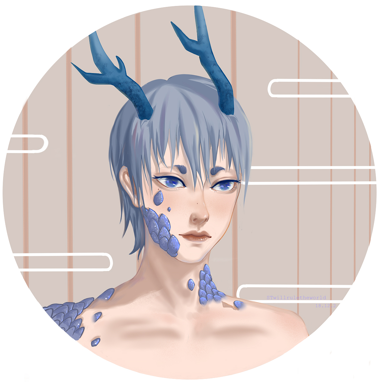 晴明的龙拟人图