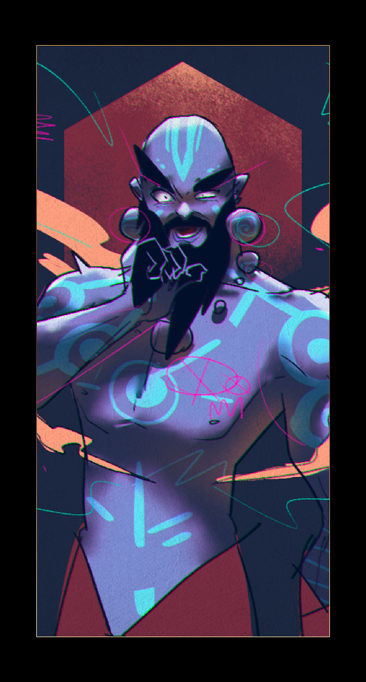 柴霖霖插画作品-SHOCK-上半年局部（图ZMjEyNDkzMTQ4） - 创作习作 - 站酷设计师柴霖霖原创素材 - 站酷ZCOOL