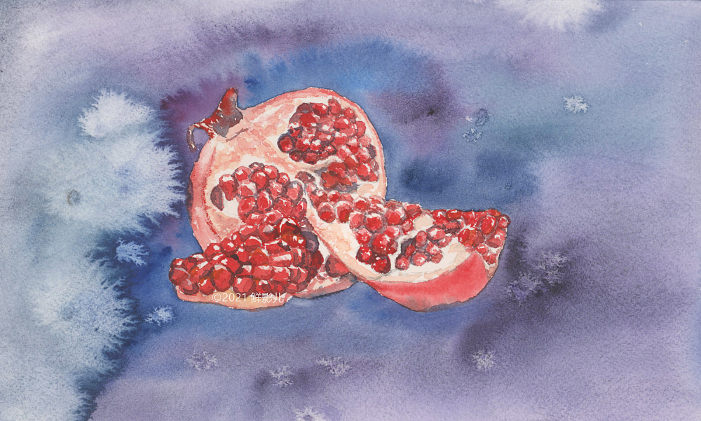水果水彩畫(huà)（圖ZMjYyNTYwNzQ0） - 繪畫(huà) - 站酷設(shè)計(jì)師鮮影兒原創(chuàng)素材 - 站酷ZCOOL