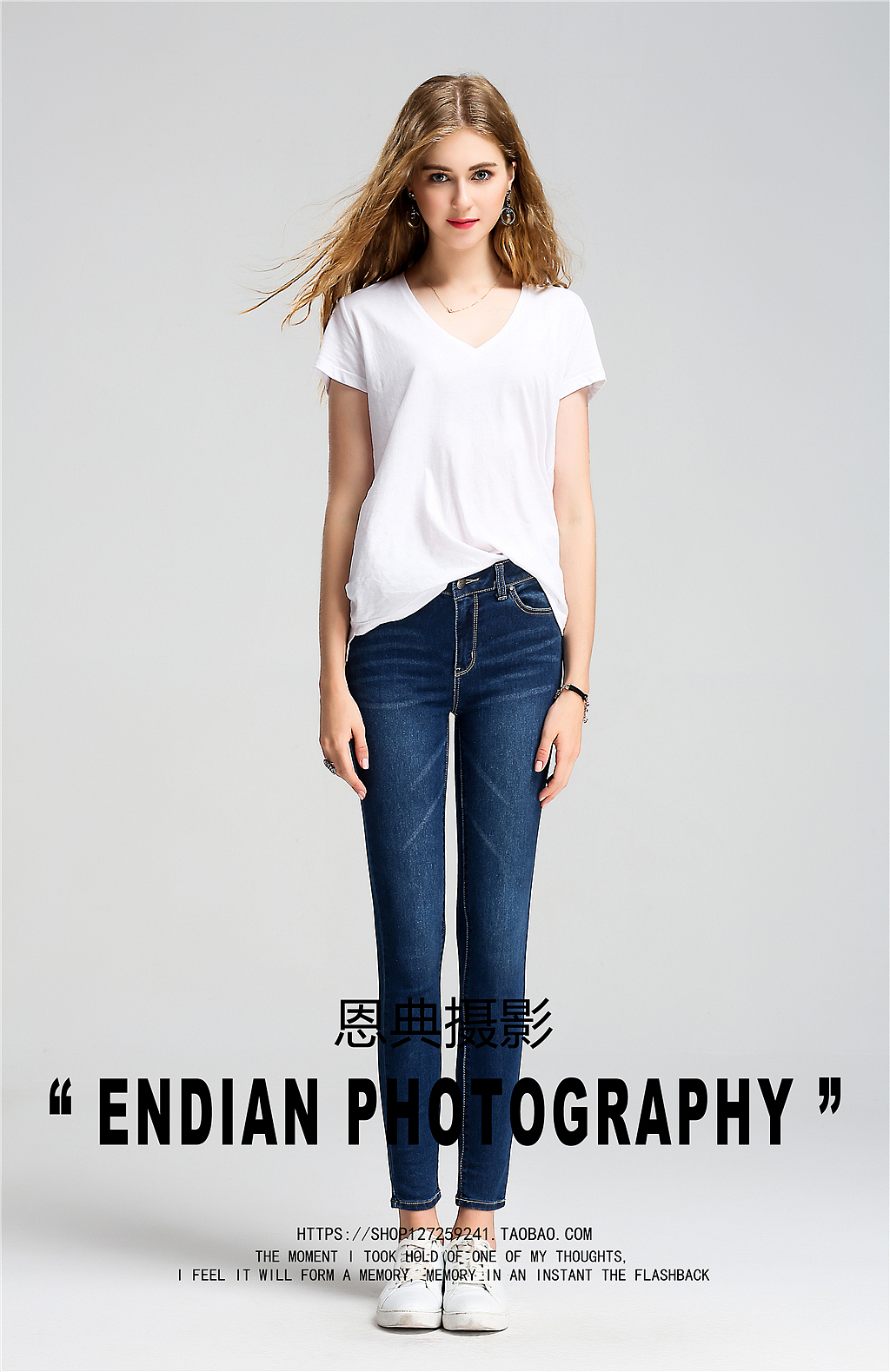 牛仔裤拍摄作品欣赏