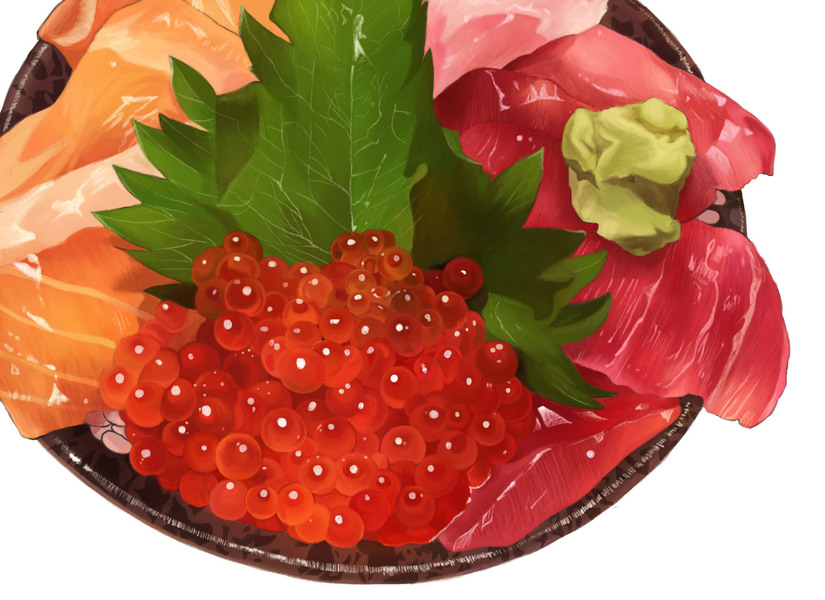 美食插画