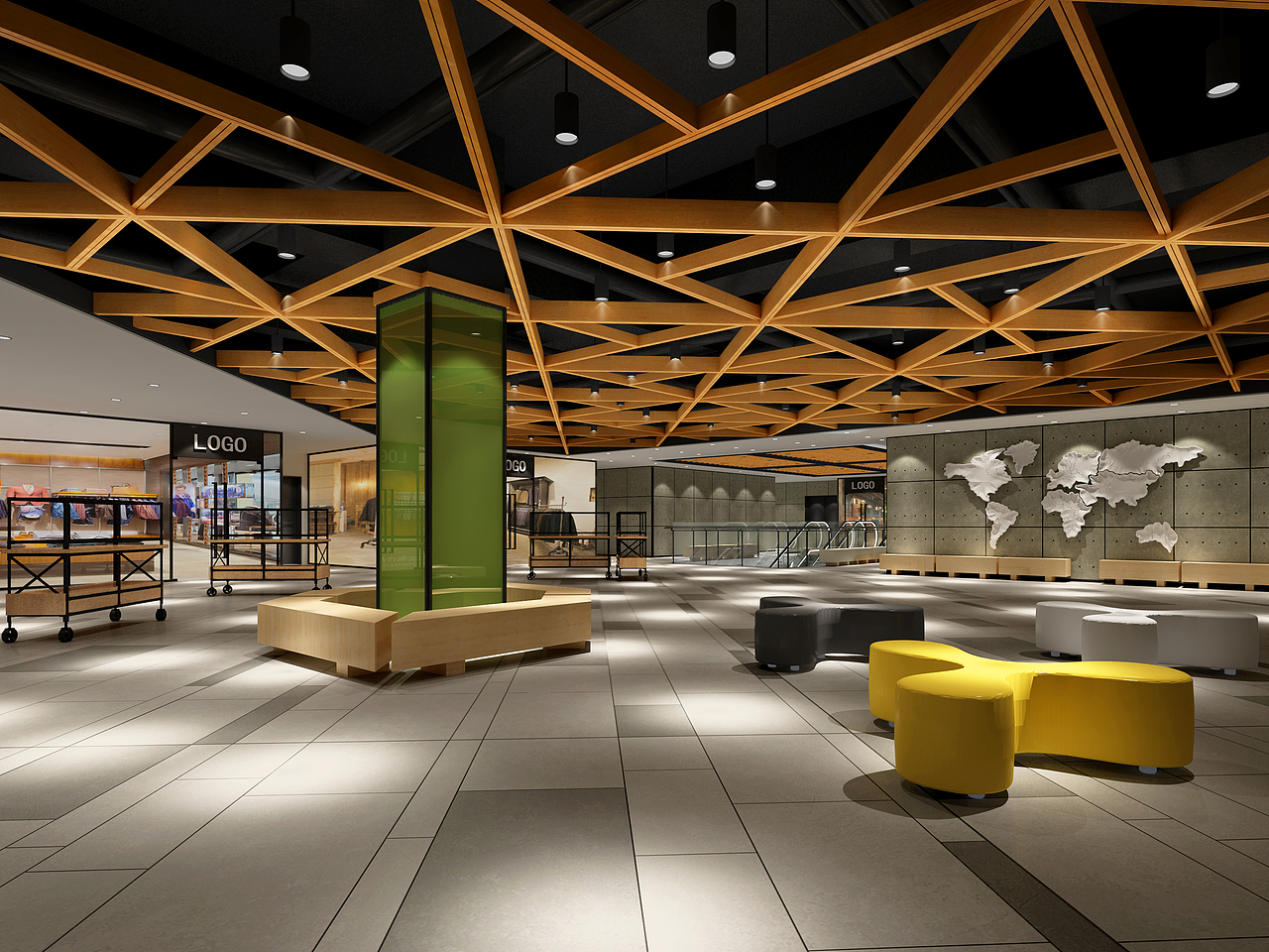 商场|空间|家装设计|大胖腿_原创作品-站酷zcool