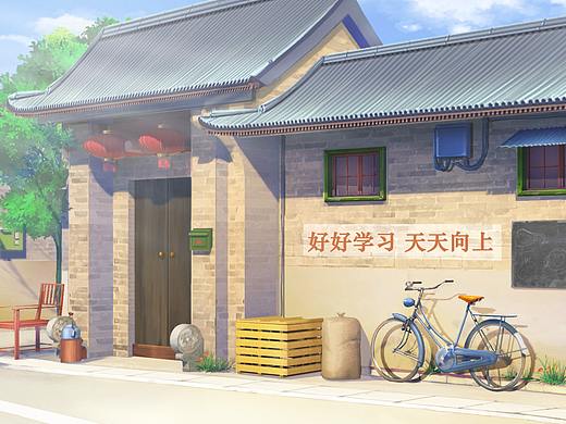 二次元场景-街道胡同