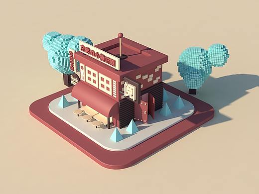 房子搭建 - C4D建模