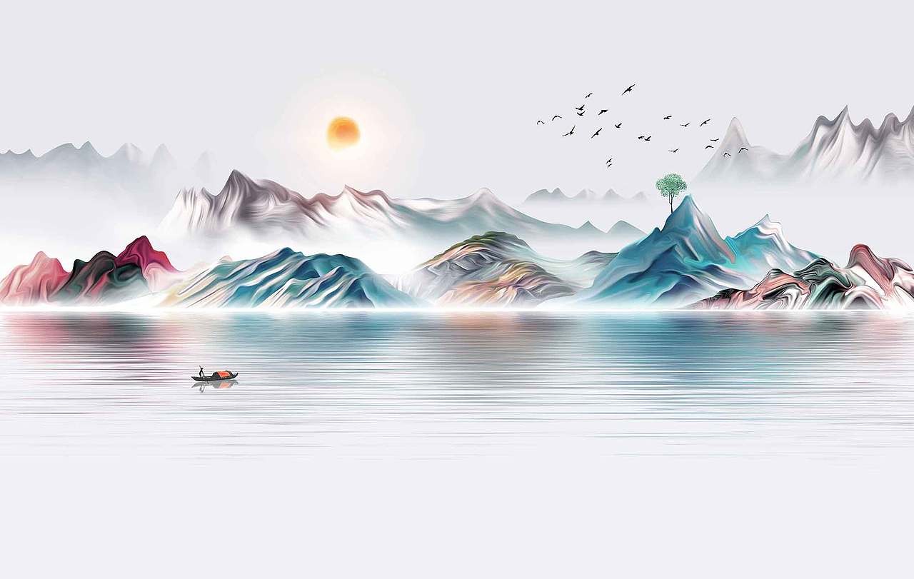 山水（图ZMjY0NzUyOTEy） - 其他 - 站酷设计师罗银洁原创素材 - 站酷ZCOOL