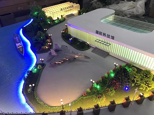 航天科技广场设计规划.特色小镇建设.沙盘模型呈现