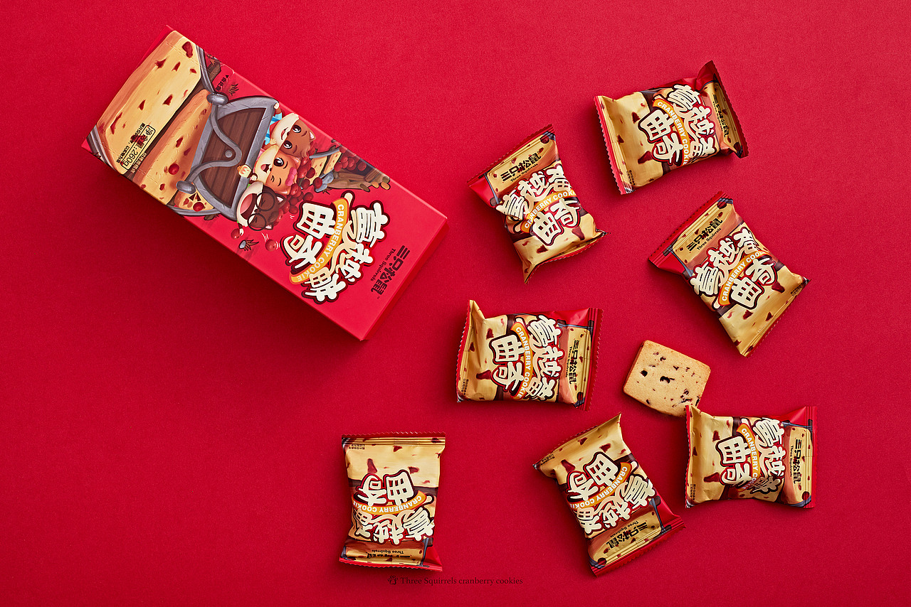 【三只松鼠·曲奇系列】零食包装（图ZMTcxNjU1NjEy） - 包装 - 站酷设计师小狼君LangcerLee原创素材 - 站酷ZCOOL