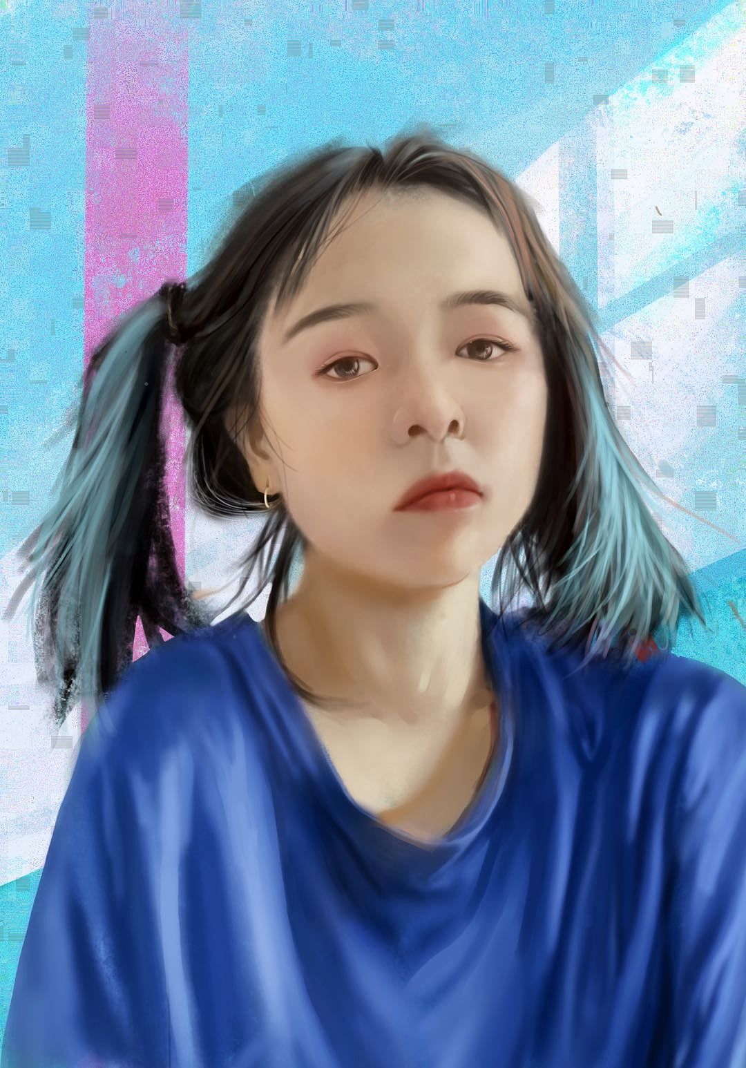 噘嘴是有啥不开心吗?