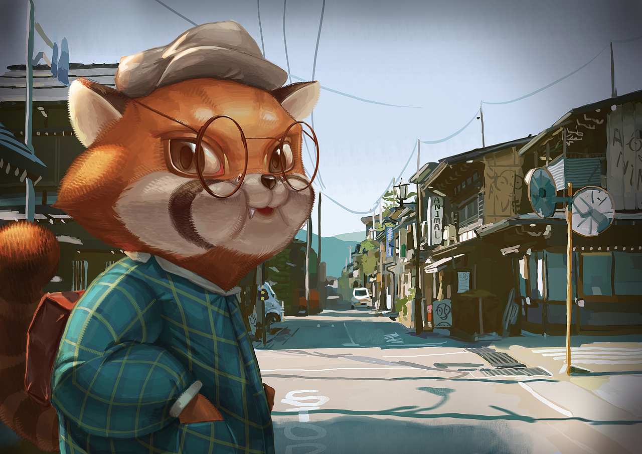 陈年老图大学时候画的