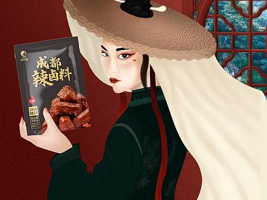 食品香辛料卤料卤水国潮中国风电商详情设计
