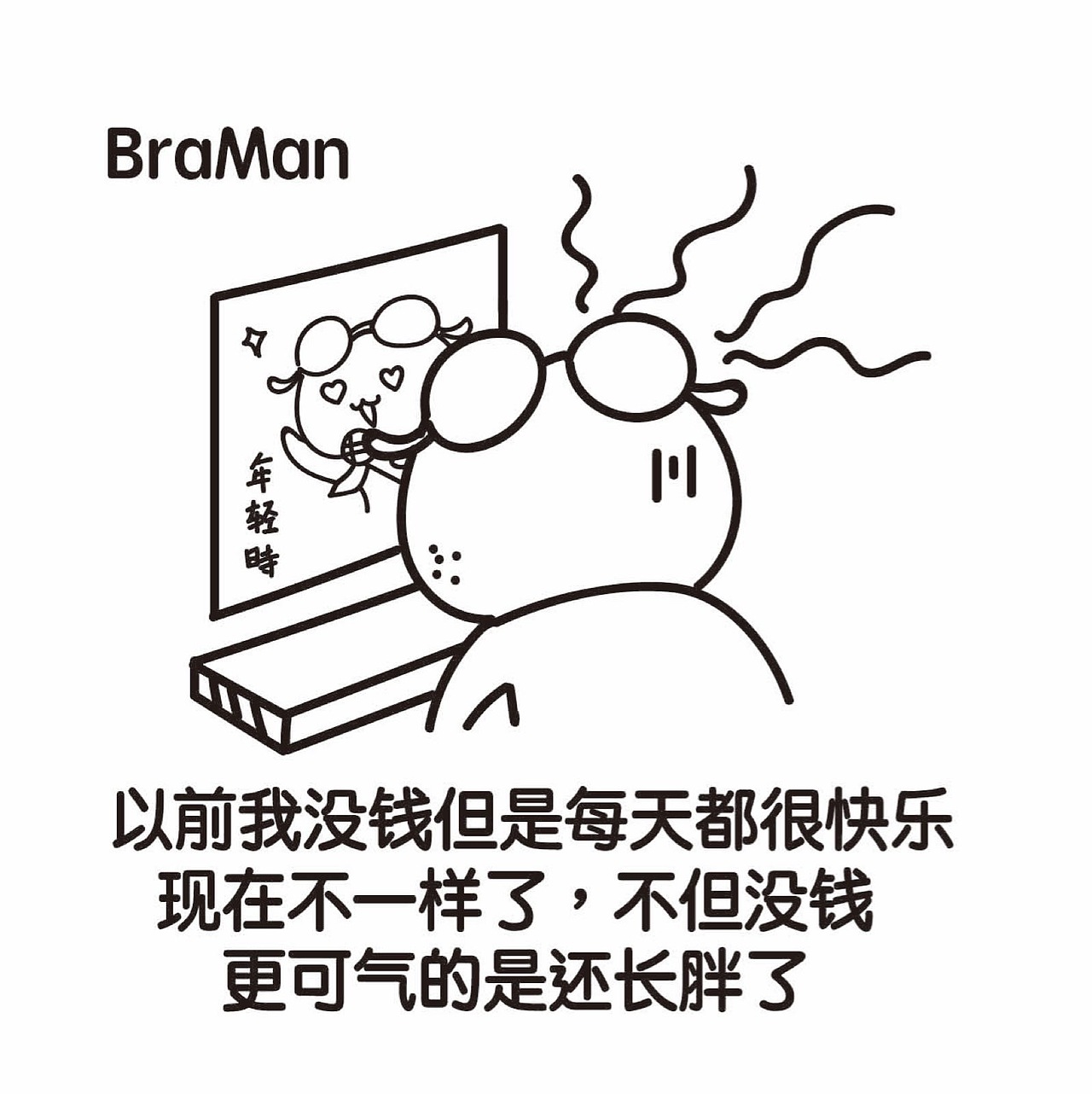 braman的一天第二弹（图ZOTk1ODE0NTY=） - 网络表情 - 站酷设计师Braman原创素材 - 站酷ZCOOL