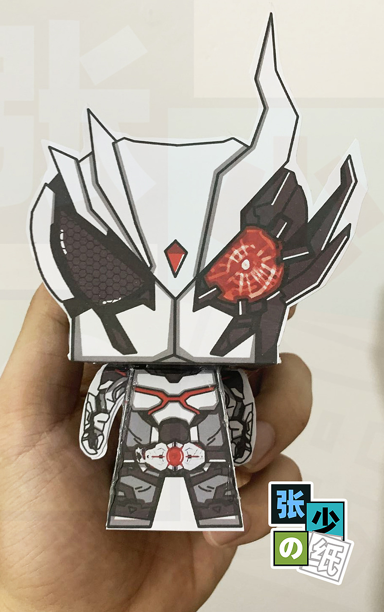 假面骑士01亚克一纸模