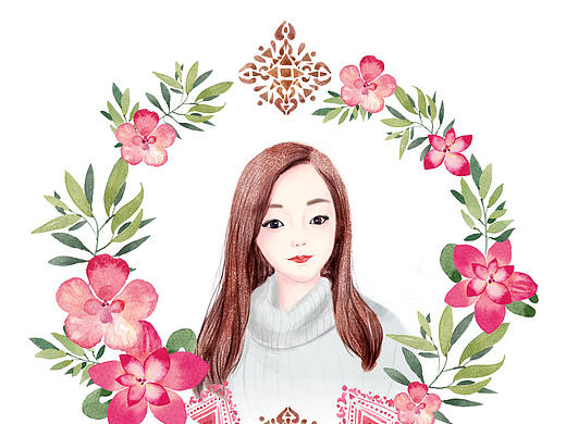 手绘插画习作