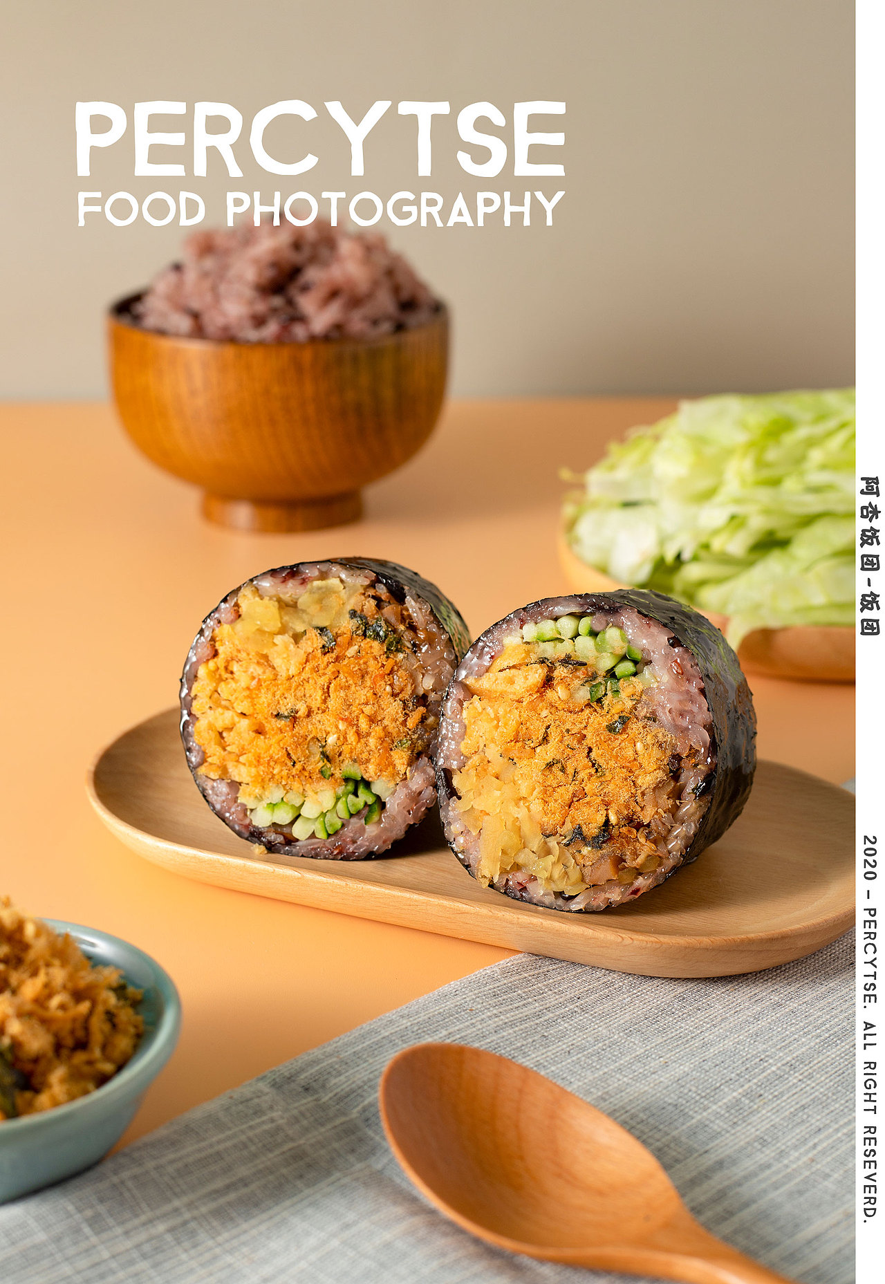 满满都是料的大饭团！｜PERCYTSE美食摄影（图ZMjExMzYzNTg0） - 产品摄影 - 站酷设计师Percylulu原创素材 - 站酷ZCOOL