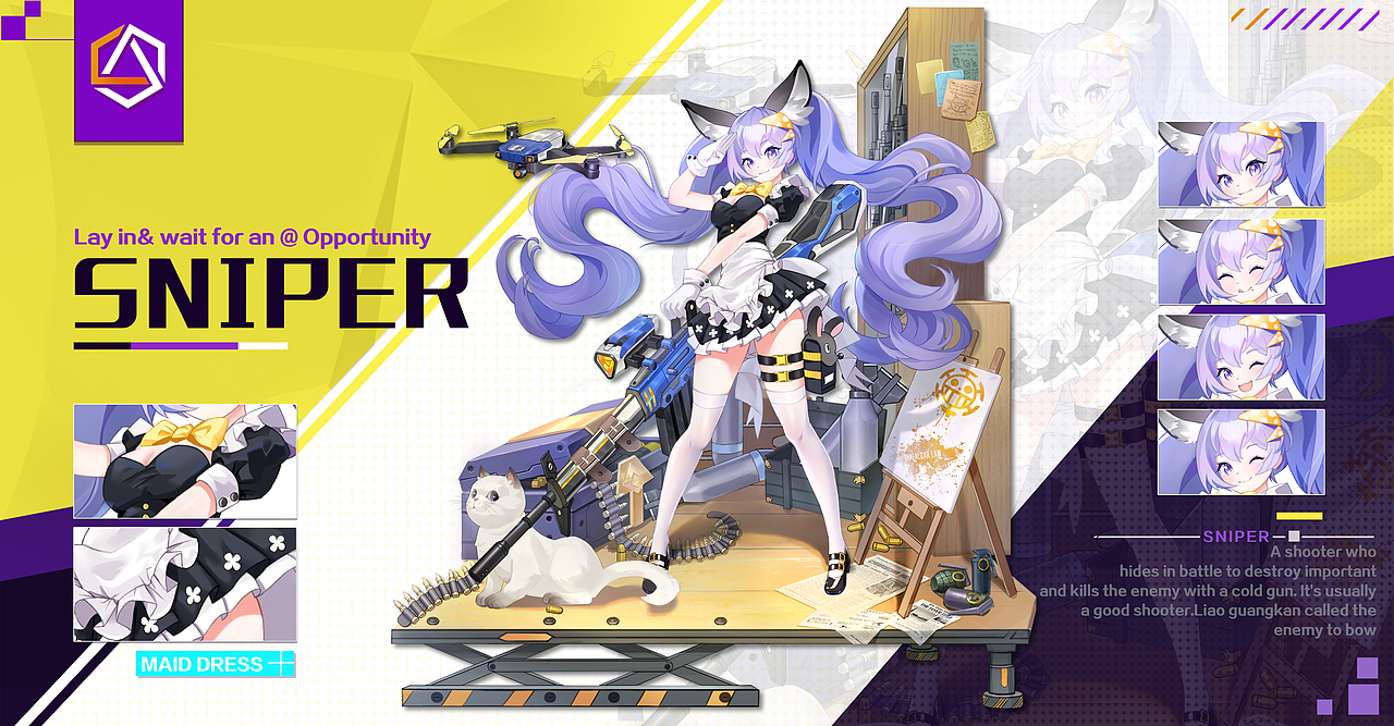 二次元立绘（图ZMjYyODE4MDAw） - 游戏原画 - 站酷设计师栀子_L原创素材 - 站酷ZCOOL