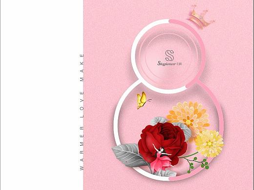 女神節(jié)（個(gè)人主頁-ZMzQxMDQ3NDQ=） - 海報(bào) - 站酷設(shè)計(jì)師涼拌豆沙包原創(chuàng)素材 - 站酷ZCOOL