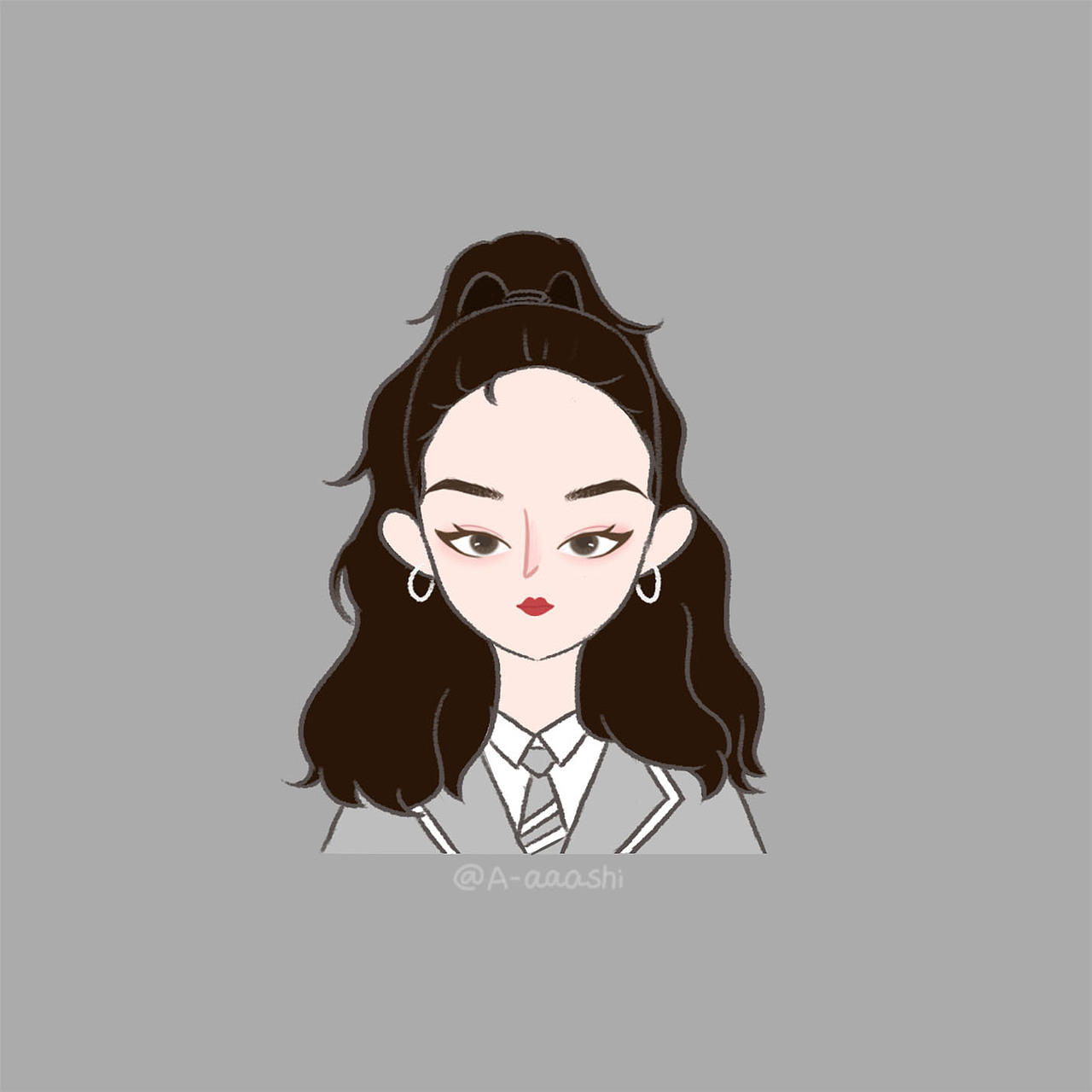 《青春有你2》小姐姐们的插画头像