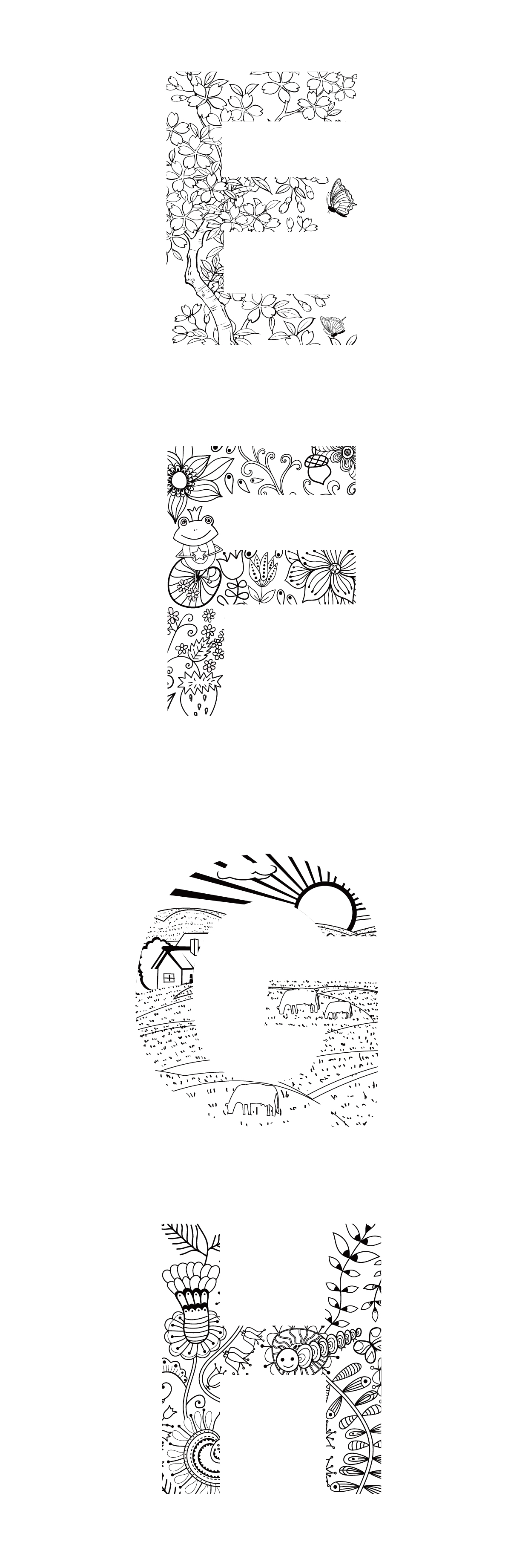 字母插画（图ZNzA5MzIzMTY=） - 新锐潮流插画 - 站酷设计师刘喆钰_Ra原创素材 - 站酷ZCOOL