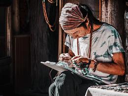 雪山脚下 纳西古族 白沙古镇