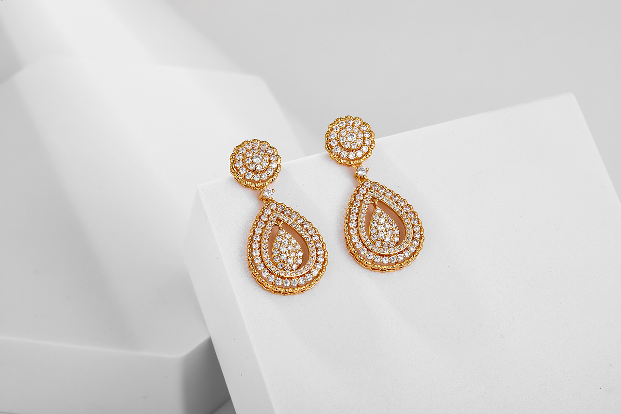 珠宝首饰拍摄 戒指简约光影场景图