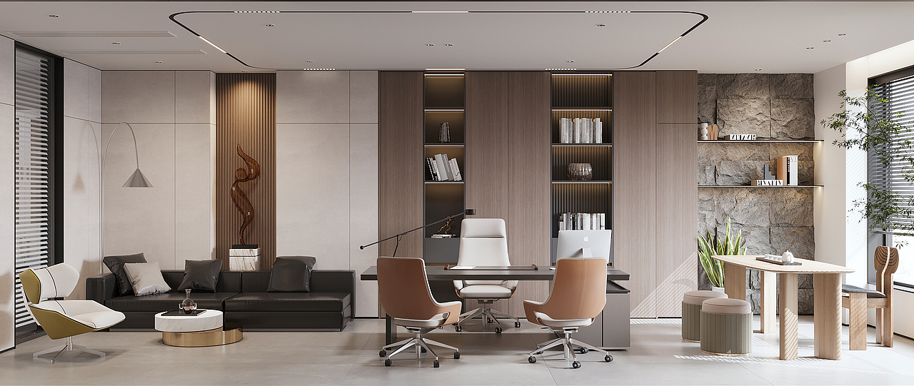 工装|办公空间（图ZMzIzOTQ4NDky） - 家装设计 - 站酷设计师画画效果兔原创素材 - 站酷ZCOOL