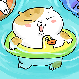 市井百喵-肥猫泡水（图ZNTU3ODg3MzY=） - 创作习作 - 站酷设计师zhizhi吱吱原创素材 - 站酷ZCOOL