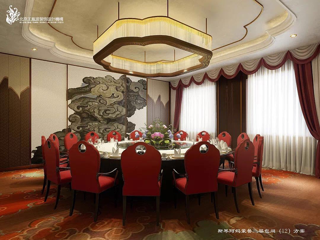 特色餐厅设计，红山褐马 勇士美女--斯琴阿妈蒙餐（图ZMTU1MzYyMzky） - 家装设计 - 站酷设计师别墅设计公司原创素材 - 站酷ZCOOL