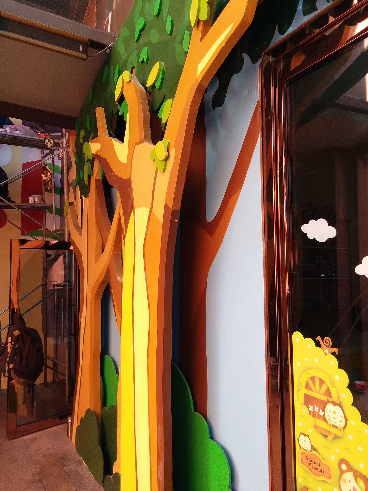 太原儿童乐园彩绘门头彩绘太原彩绘墙绘墙体彩绘手绘墙