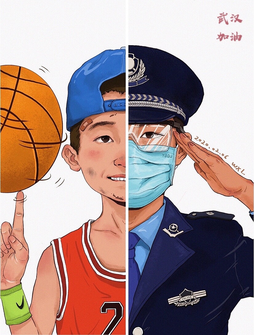 【武汉加油】第二弹（图ZMTk0OTE0MTk2） - 艺术插画 - 站酷设计师王三好Selene原创素材 - 站酷ZCOOL