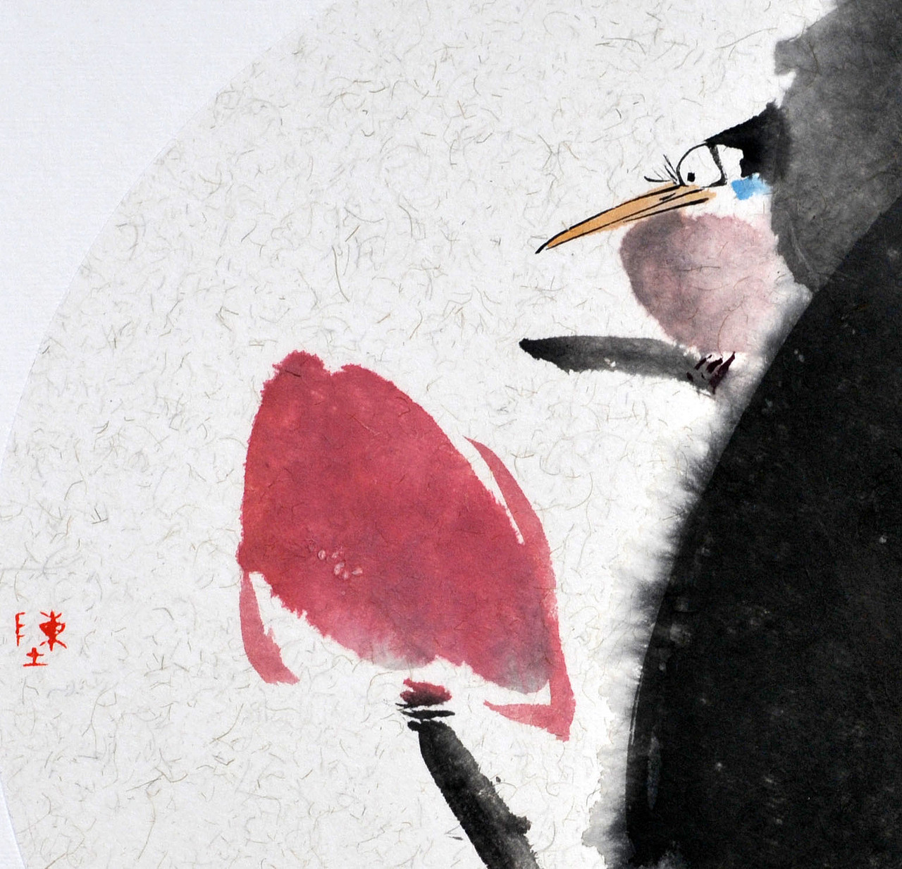 纸本水墨－花鸟作品（图ZMTQ5Njg3OTY0） - 绘画 - 站酷设计师茶舍原创素材 - 站酷ZCOOL