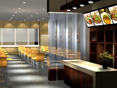 漂亮的成都连锁店装修效果图欣赏