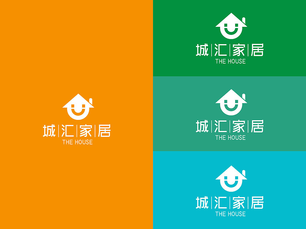 城汇家居-LOGO提案（图ZMjQ4NjkzNzIw） - Logo - 站酷设计师远方的鹤原创素材 - 站酷ZCOOL