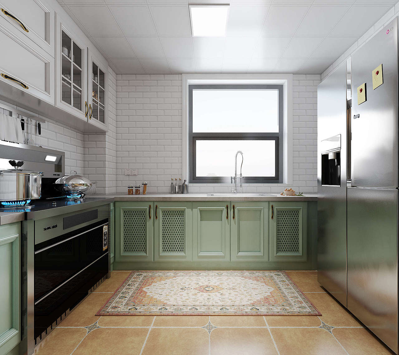 美式乡村家装效果图