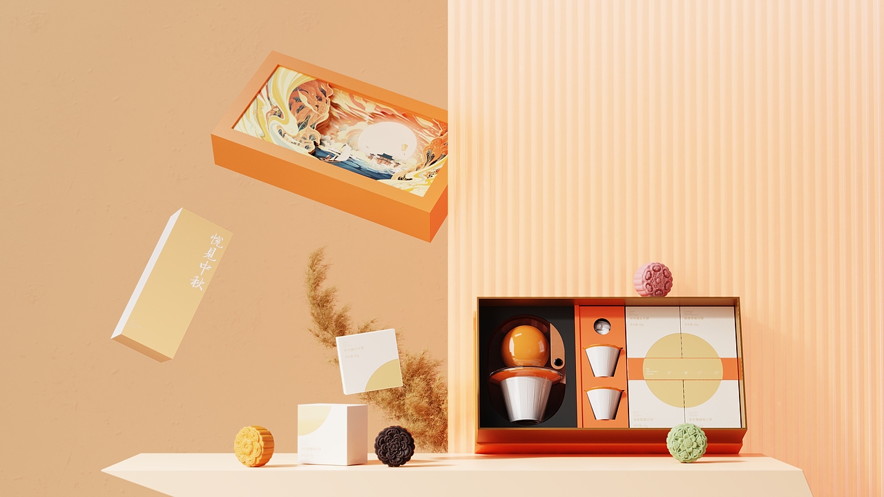 鲤遇 I 悦见中秋.(图ZMjYxMTYzOTcy) - 生活用品 - 站酷设计师元气UP设计原创素材 - 站酷ZCOOL