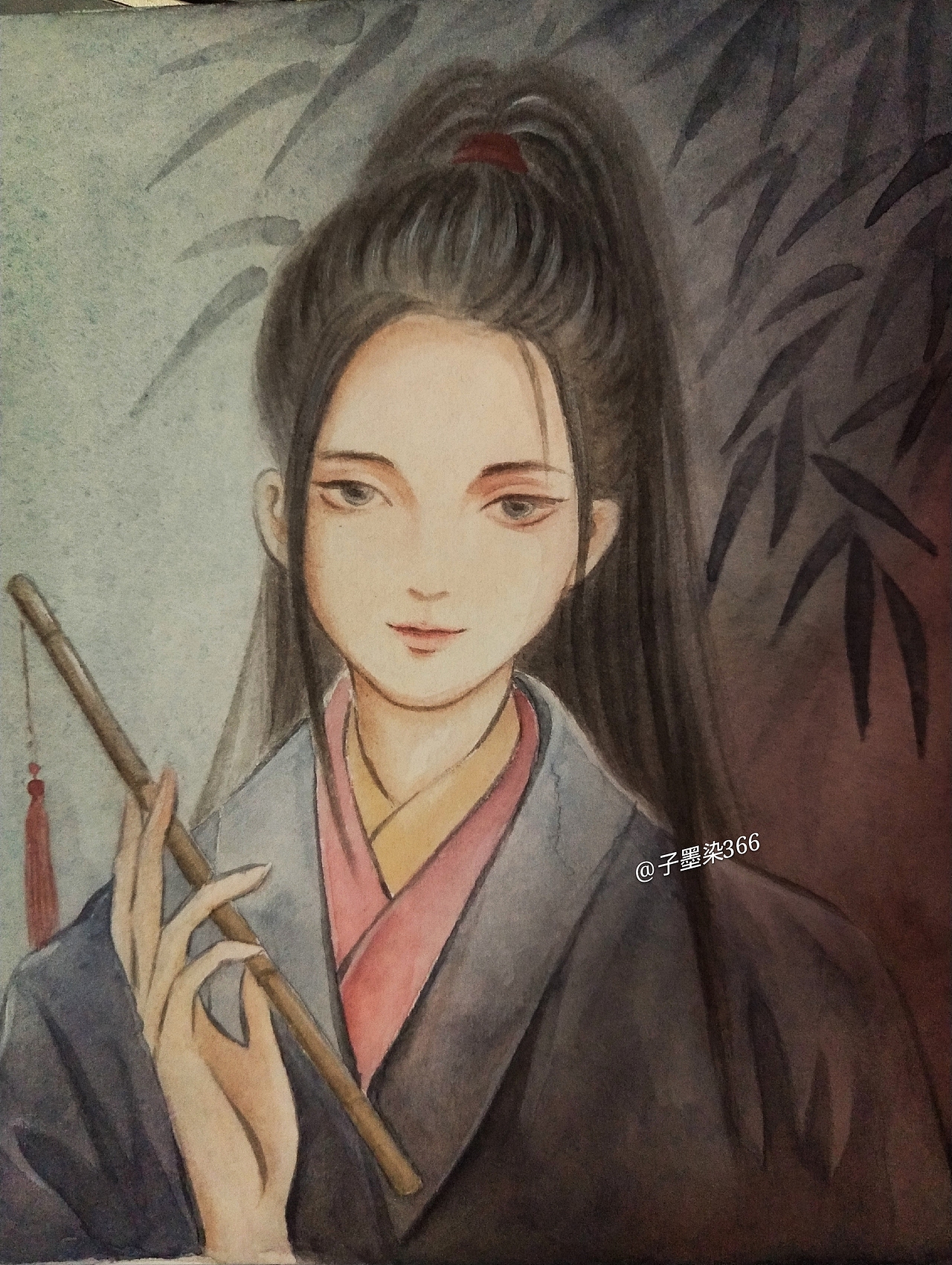 原创古风“有人给你送小红豆了”（图ZMjM1MzI0MDI0） - 创作习作 - 站酷设计师子墨染366原创素材 - 站酷ZCOOL