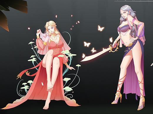 设计立绘（个人主页-ZNDA5MzQyODQ=） - 创作习作 - 站酷设计师小鱼儿灬oO原创素材 - 站酷ZCOOL