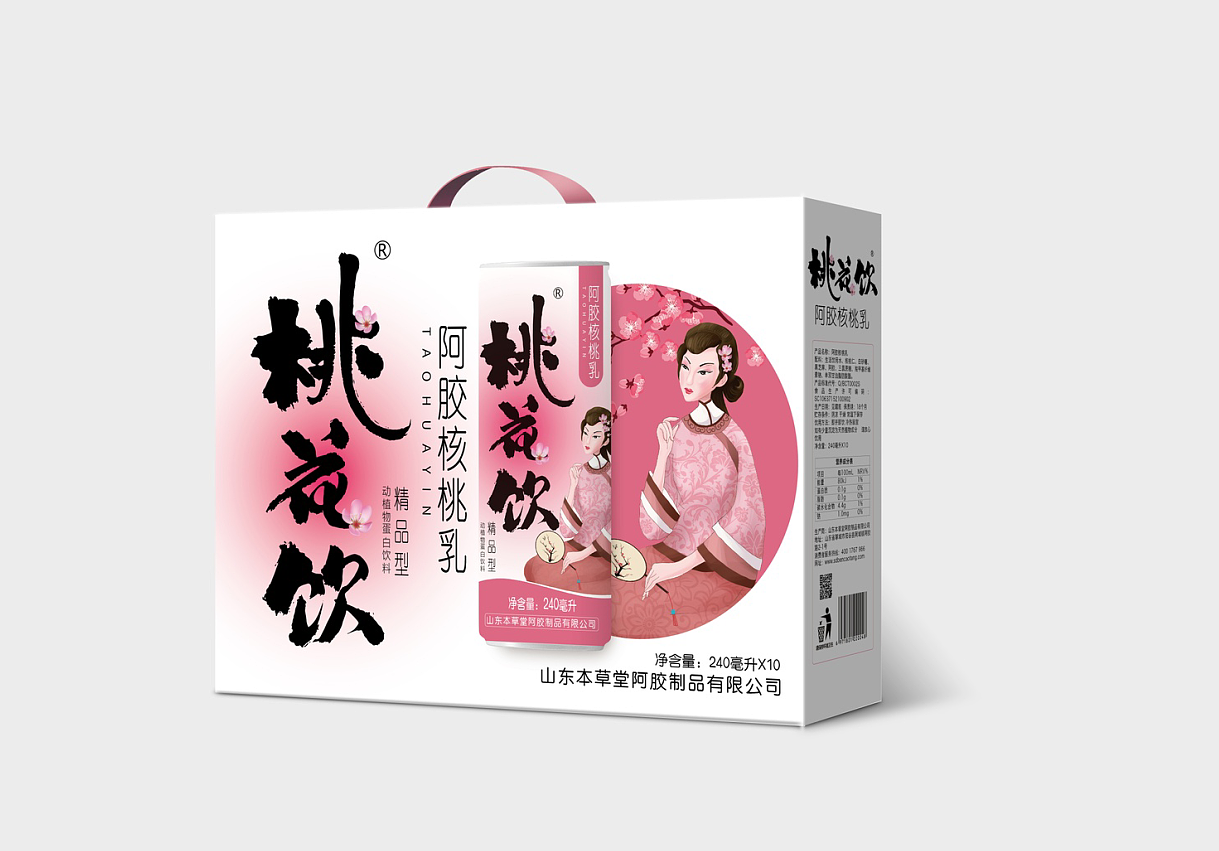 桃花饮（图ZMTM0Mzc0MTM2） - 包装 - 站酷设计师徐龙光原创素材 - 站酷ZCOOL