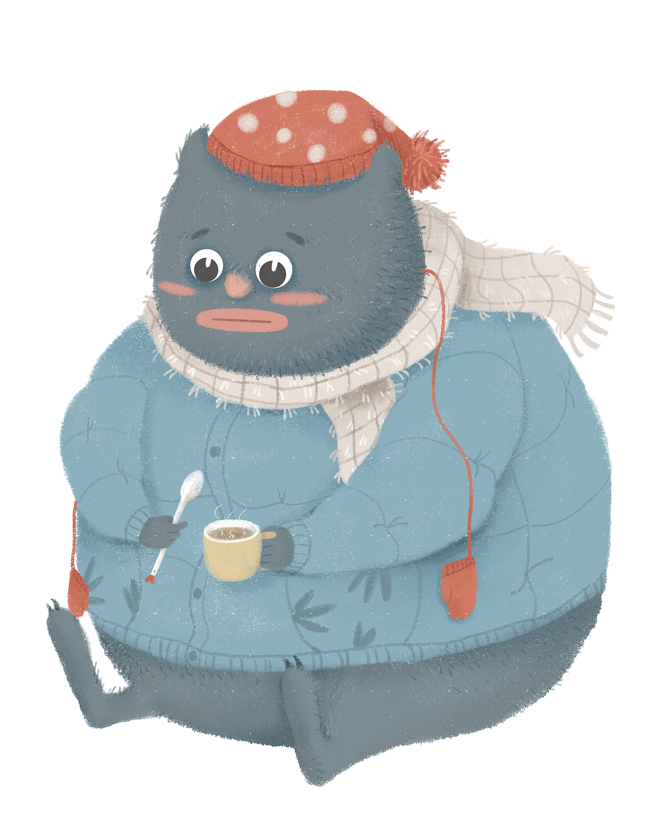 你想要一个蓝盆友吗？（图ZMTg0OTYzNzYw） - 儿童插画 - 站酷设计师羊子_原创素材 - 站酷ZCOOL