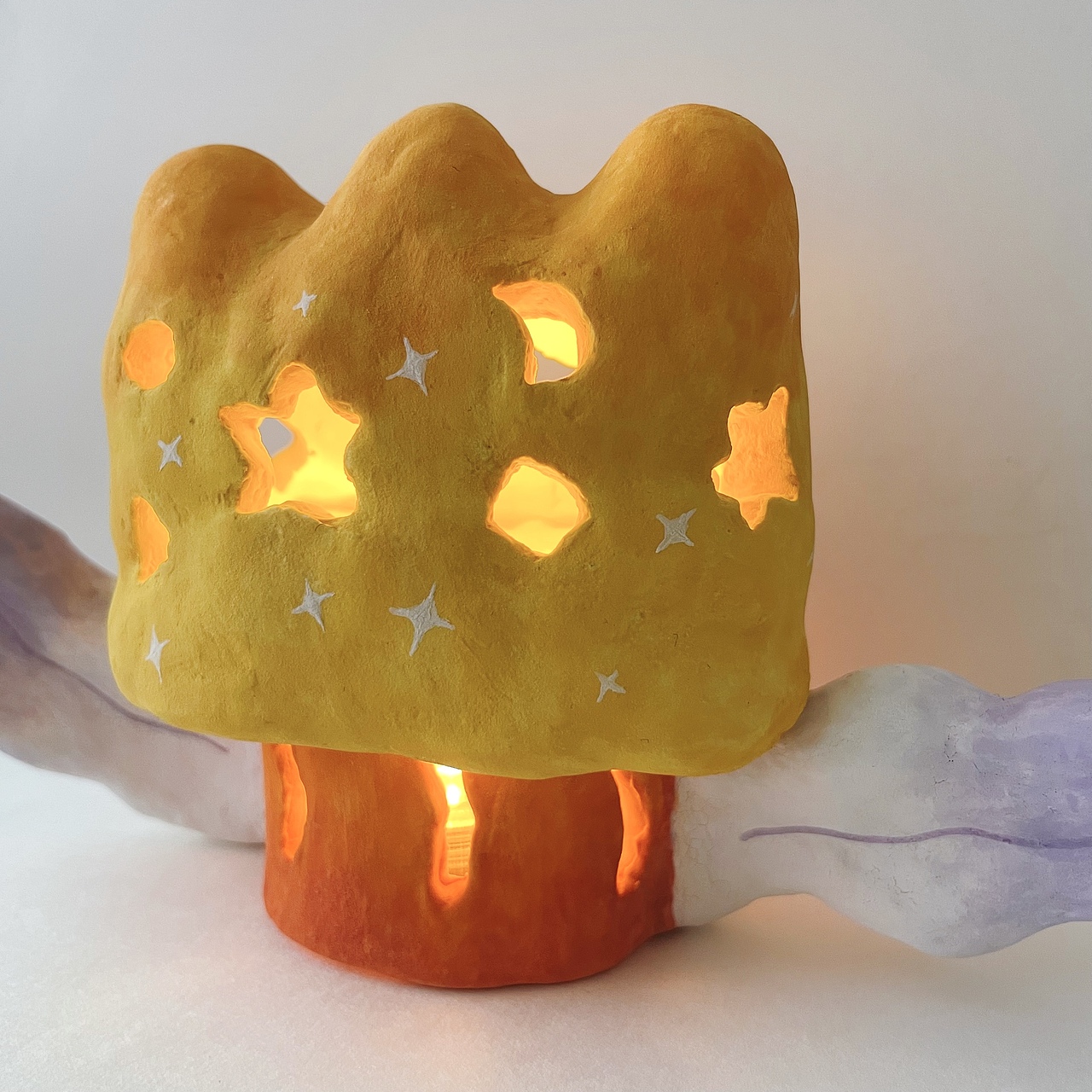 手作粘土—灯罩（图ZMzAzMjEwMjI0） - 其他手工艺 - 站酷设计师肉干蛋原创素材 - 站酷ZCOOL