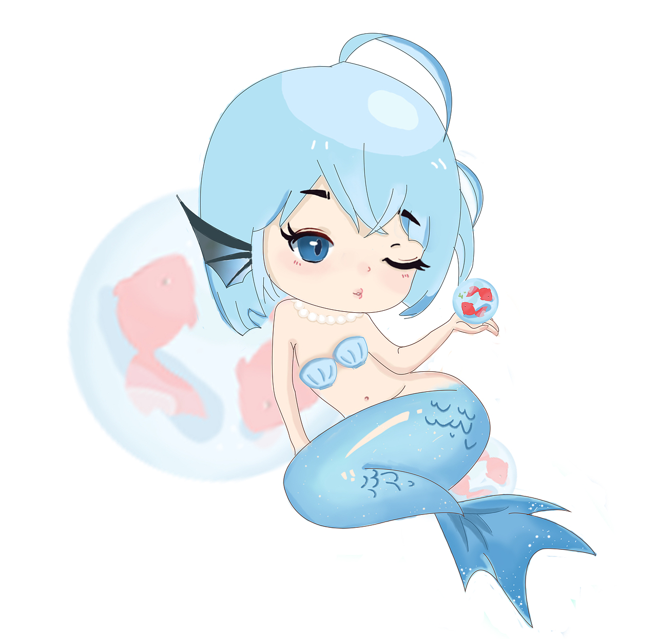 双鱼和天秤座（图ZMTY5MTYzMjE2） - 商业插画 - 站酷设计师小猪奈奈原创素材 - 站酷ZCOOL