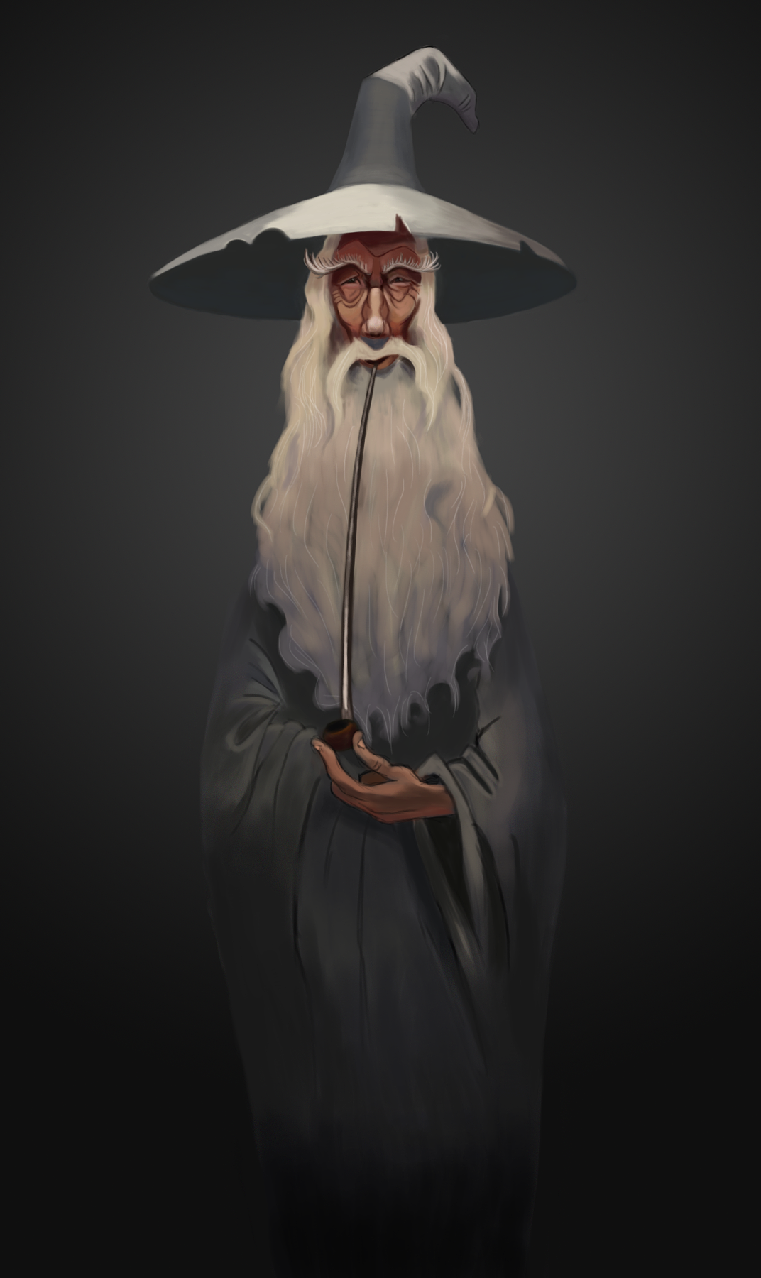 甘道夫 临摹画作