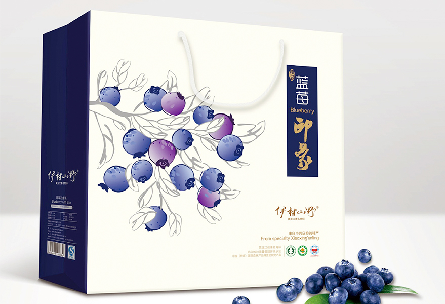 海兰山蓝莓汁礼盒图片