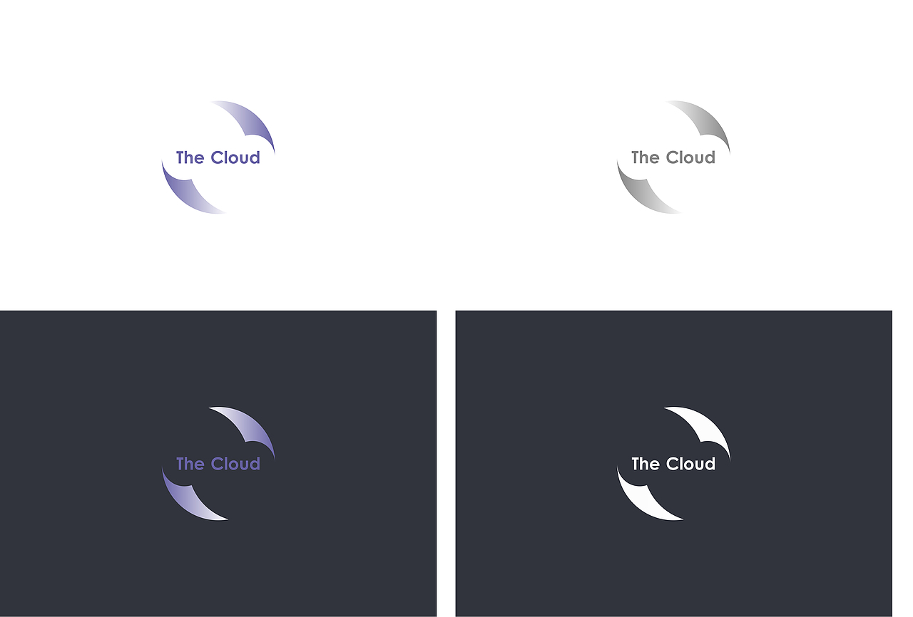 The Cloud logo设计（图ZMTEyODU5NTUy） - Logo - 站酷设计师teaser紫式部原创素材 - 站酷ZCOOL