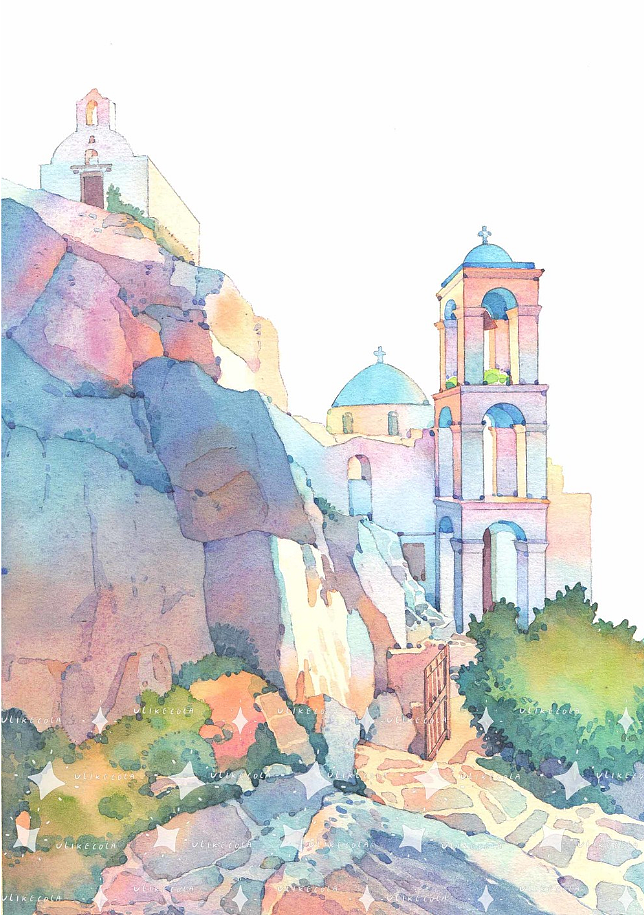 水彩插画建筑|和纸胶带|街景、城堡（图ZMjY1ODI4MjIw） - 商业插画 - 站酷设计师想坐白鹭上青天原创素材 - 站酷ZCOOL