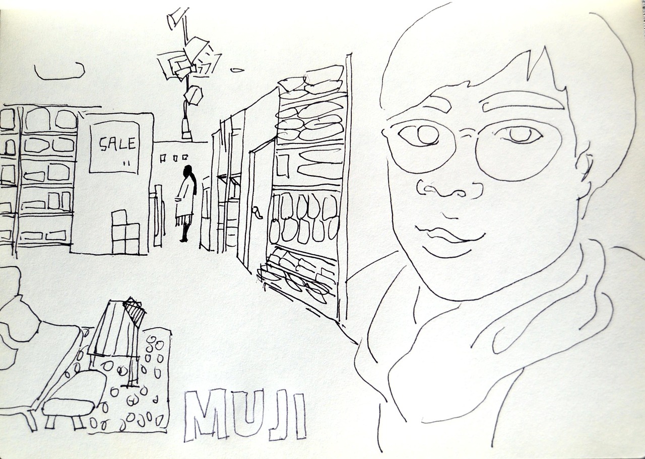 某天的晚上在逛街.