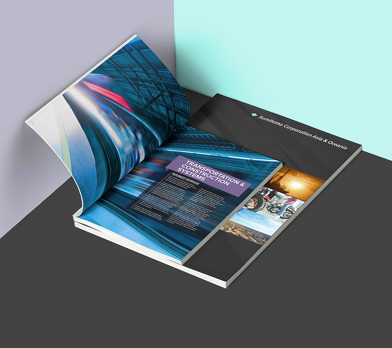 Sumitomo Corporation Corporate Brochure Design