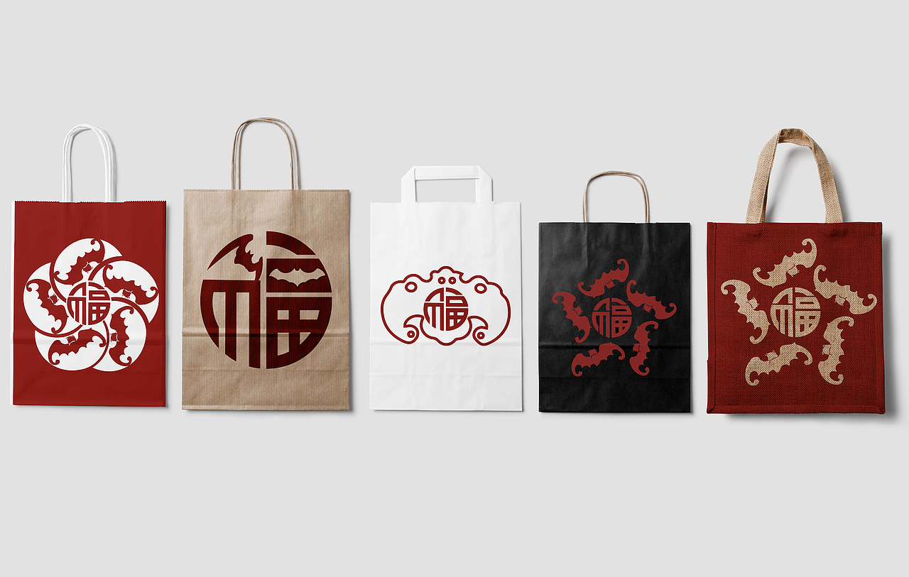 蝠文化logo及纹样设计（图ZMjEyNjQ4NDUy） - Logo - 站酷设计师阿轩诶嘿原创素材 - 站酷ZCOOL