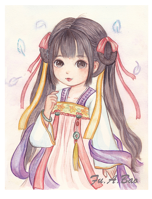春暖花开画萌妹儿（图ZNzgxNDY1MDQ=） - 商业插画 - 站酷设计师福阿包原创素材 - 站酷ZCOOL