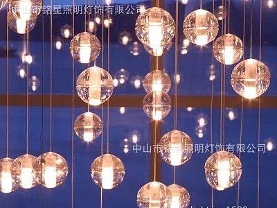 创意LED流星雨吊灯   铭星灯饰工厂    专业定制