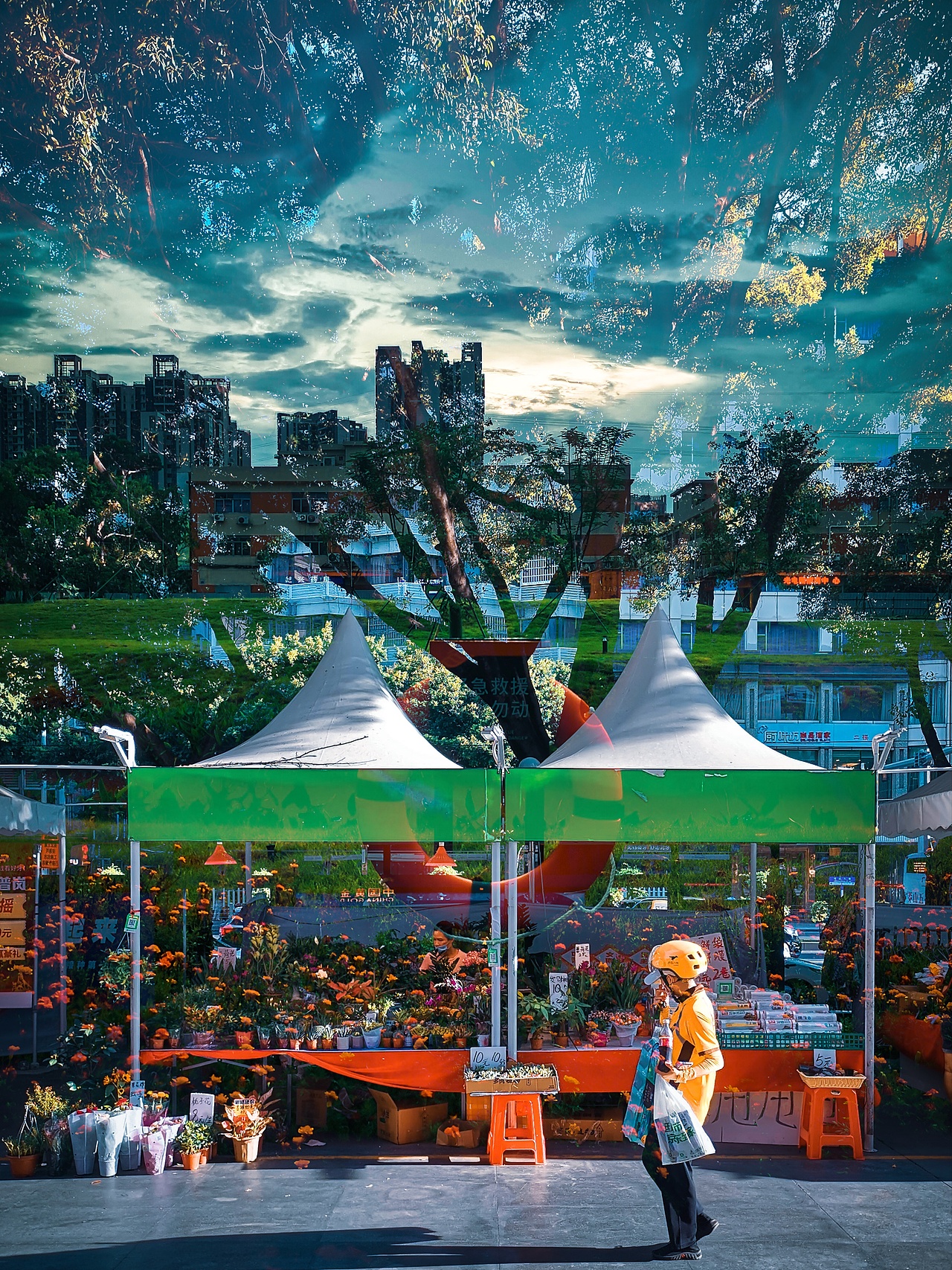 【手机摄影】试试双曝光